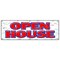 Signmission OPEN HOUSE BANNER SIGN for sale broker apartment home house real estate B-72 Open House - alternate 1